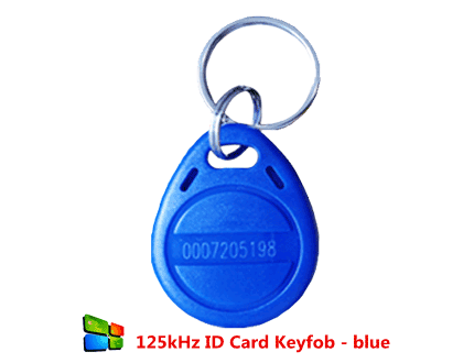 125kHz ID Card Keyfob - blue